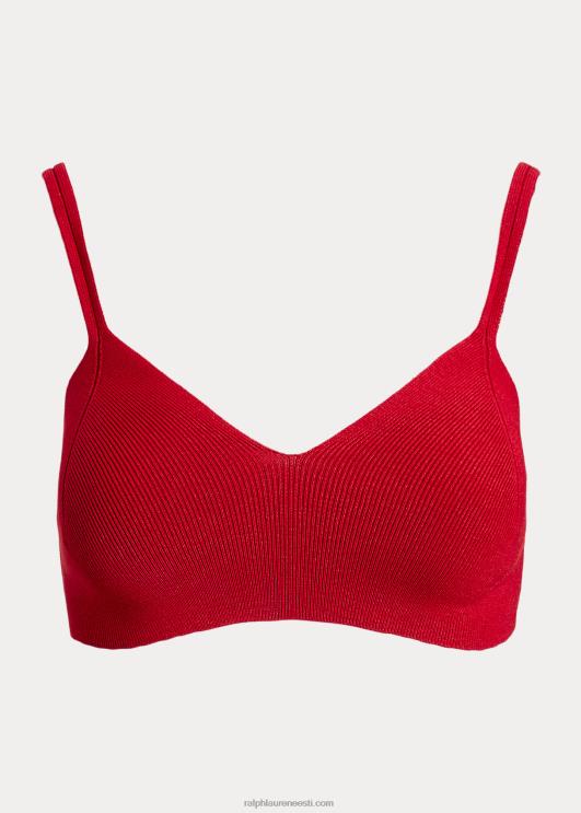 Ralph Lauren naised soonikuga siidist bralette PR0V3505 rouge