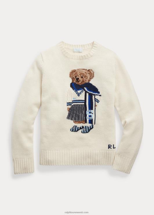 Ralph Lauren naised spelmani kollektsiooni polo bear kampsun PR0V3322 kreem multi