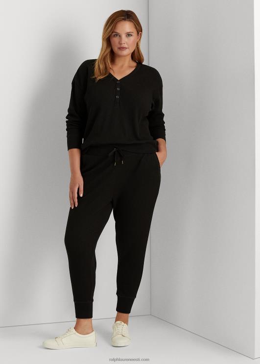 Ralph Lauren naised termo vahvliga kootud henley pullover PR0V4815