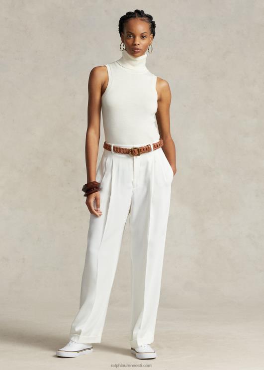 Ralph Lauren naised villane varrukateta kilpkaelus PR0V3159 pärgamendikreem