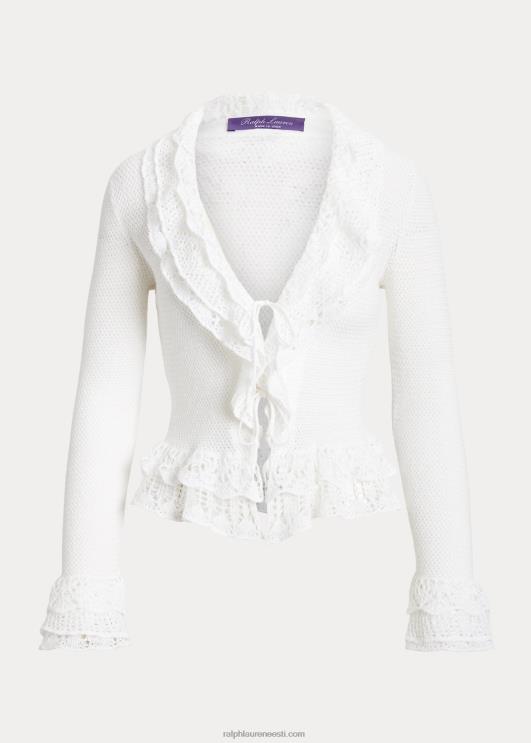 Ralph Lauren naised volangidega kardigan kampsun PR0V9271 lux kreem