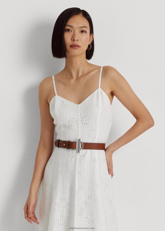 Ralph Lauren naised aas-tikandiga linane kleit PR0V3927