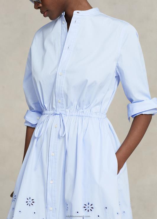 Ralph Lauren naised aas-tikandiga puuvillane särkkleit PR0V3034 helesinine