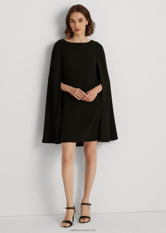 Ralph Lauren naised cape Georgette kokteilikleit PR0V3790 must