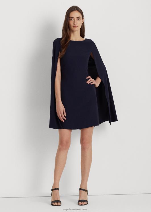 Ralph Lauren naised cape Georgette kokteilikleit PR0V3791 tuletorni merevägi