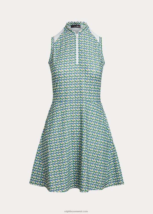Ralph Lauren naised graafilise paneeliga jersey kleit PR0V3737 kevadpunutis
