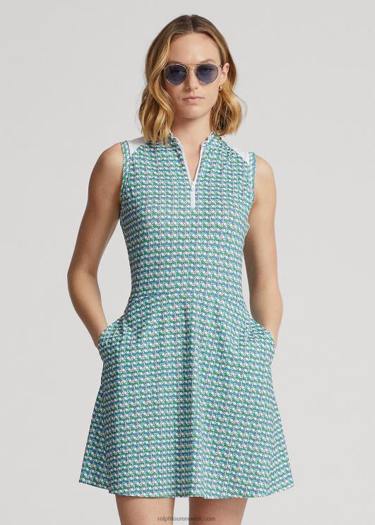 Ralph Lauren naised graafilise paneeliga jersey kleit PR0V3737 kevadpunutis