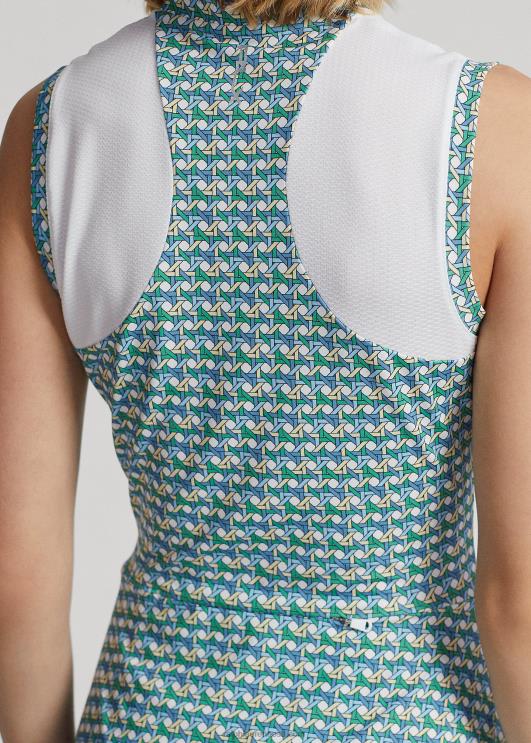 Ralph Lauren naised graafilise paneeliga jersey kleit PR0V3737 kevadpunutis