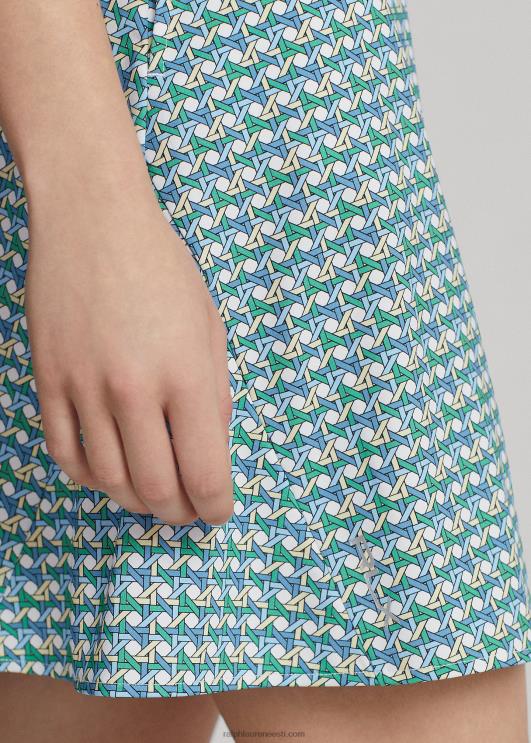 Ralph Lauren naised graafilise paneeliga jersey kleit PR0V3737 kevadpunutis