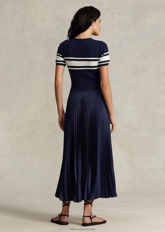Ralph Lauren naised hübriidne kampsun-plisseeritud kleit PR0V3045