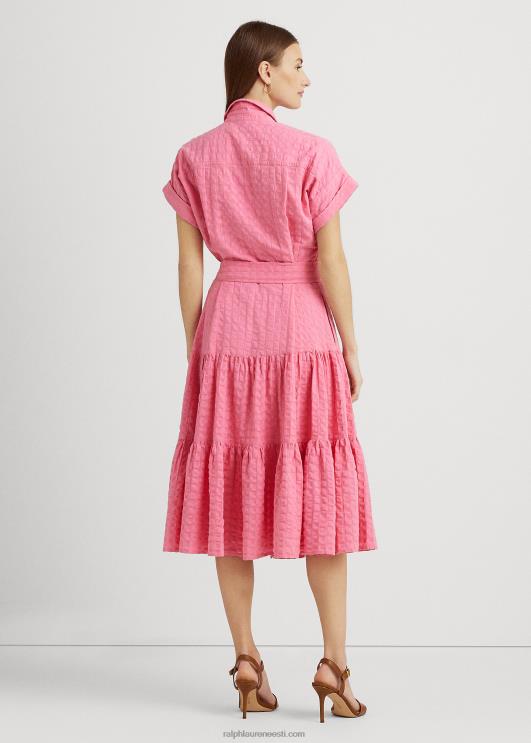 Ralph Lauren naised hõlmikpuuvillane kleit PR0V4440 basseiniäärne roos