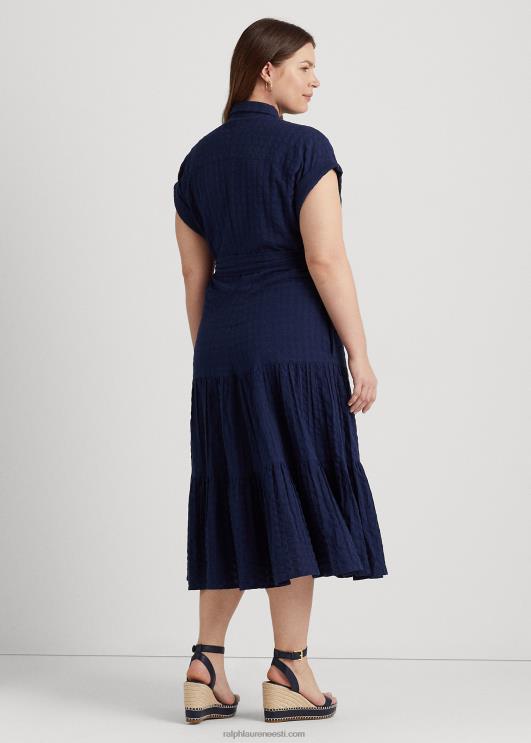 Ralph Lauren naised hõlmikpuuvillane kleit PR0V4658 rafineeritud merevägi