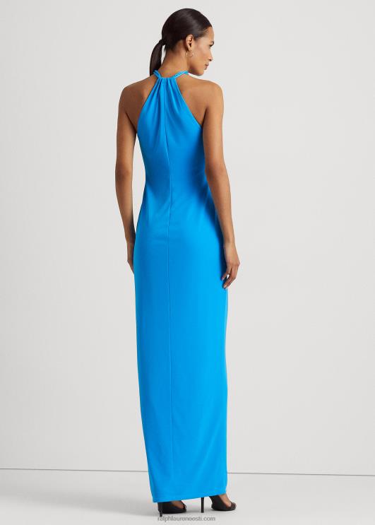 Ralph Lauren naised jersey päitsetega kleit PR0V3911 leekides ookean