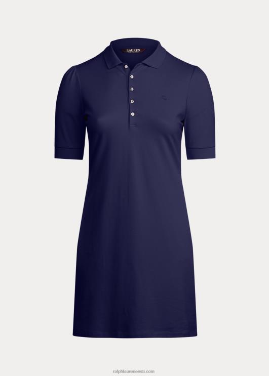 Ralph Lauren naised kaelusega vahetuskleit PR0V4661 rafineeritud merevägi