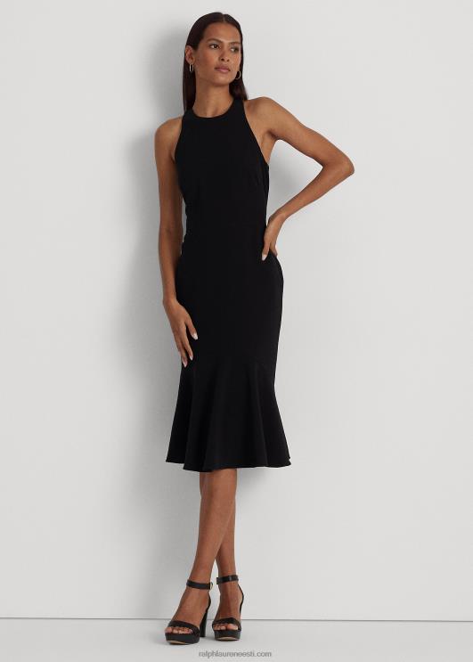 Ralph Lauren naised kahe näoga kreppvarrukateta kleit PR0V9532