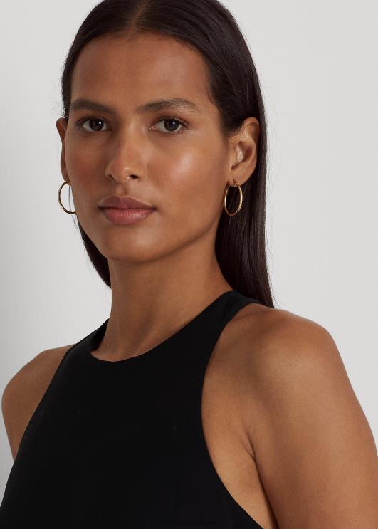 Ralph Lauren naised kahe näoga kreppvarrukateta kleit PR0V9532