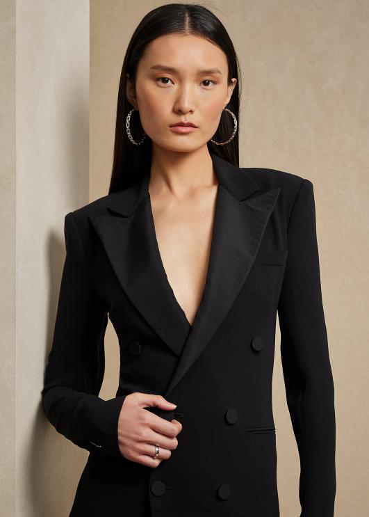 Ralph Lauren naised kristian silk cady kleit PR0V3466 must