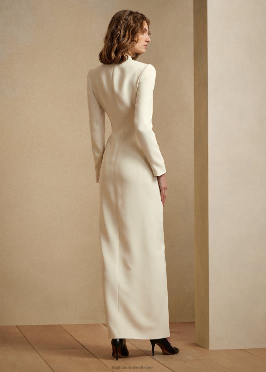 Ralph Lauren naised kristiani siidist smokingu kleit PR0V9325 kreem