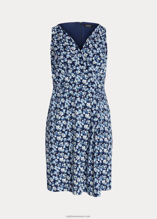 Ralph Lauren naised lilleline jersey varrukateta kleit PR0V4688 sinine multi