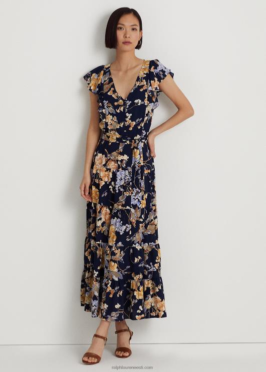 Ralph Lauren naised lilleline mullikleit PR0V4452 mereväe multi