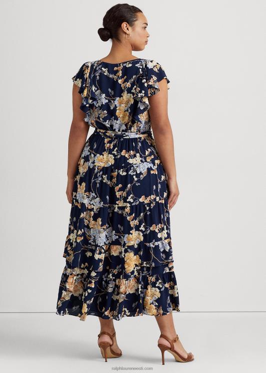 Ralph Lauren naised lilleline mullikleit PR0V4703 mereväe multi