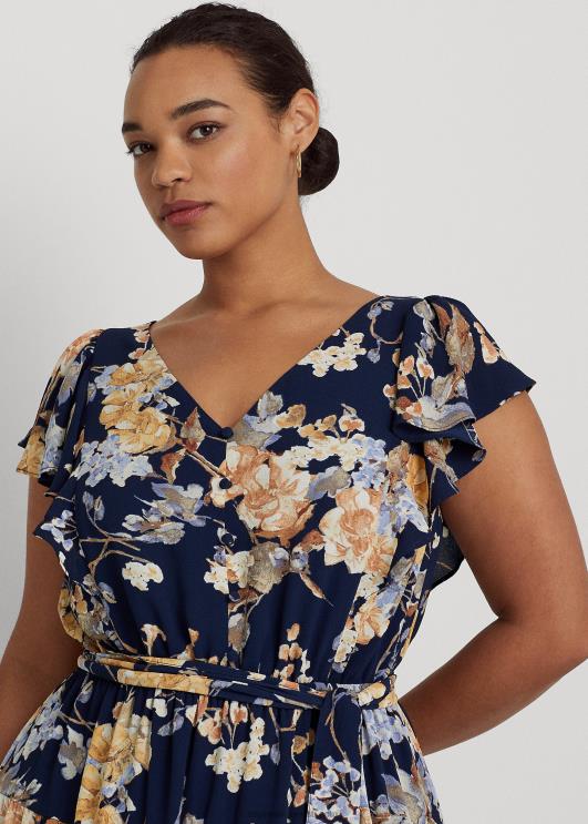 Ralph Lauren naised lilleline mullikleit PR0V4703 mereväe multi