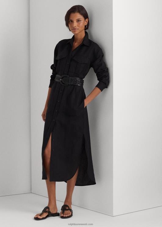 Ralph Lauren naised linasest segust särkkleit PR0V3883 must