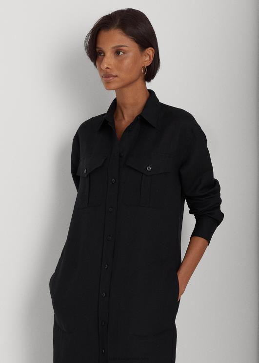 Ralph Lauren naised linasest segust särkkleit PR0V3883 must