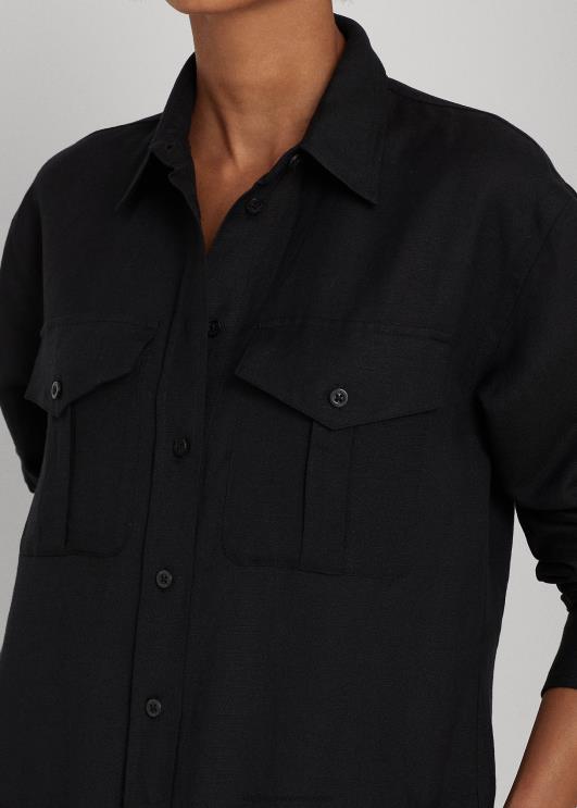 Ralph Lauren naised linasest segust särkkleit PR0V3883 must