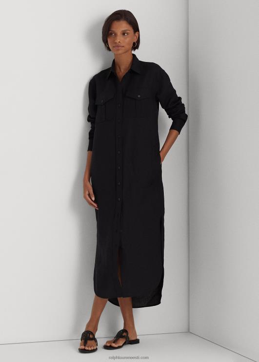 Ralph Lauren naised linasest segust särkkleit PR0V3883 must