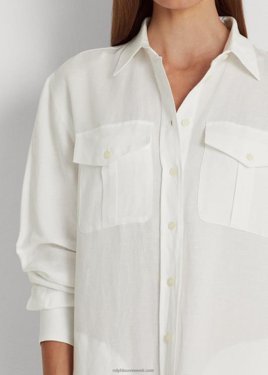 Ralph Lauren naised linasest segust särkkleit PR0V4360 valge