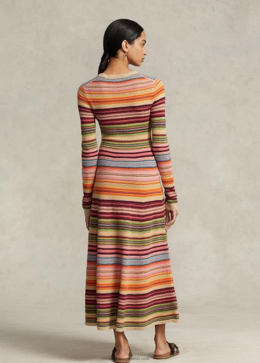 Ralph Lauren naised mitme triibuline kampsun kleit PR0V9200