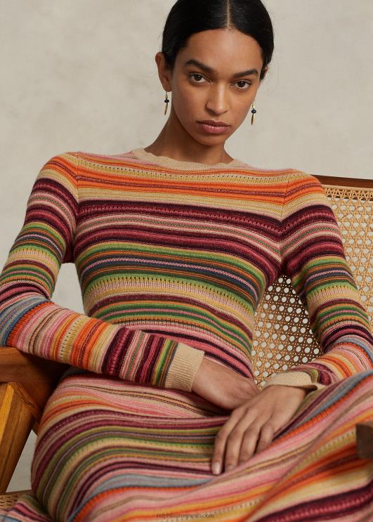 Ralph Lauren naised mitme triibuline kampsun kleit PR0V9200