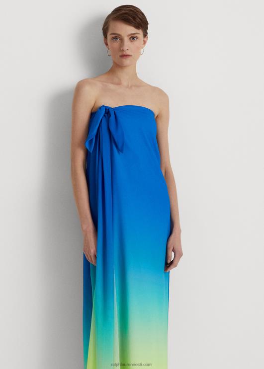 Ralph Lauren naised ombre-prindiga šifoonist paelavaba kleit PR0V3925