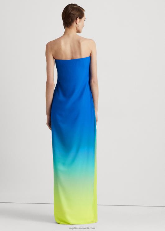 Ralph Lauren naised ombre-prindiga šifoonist paelavaba kleit PR0V3925