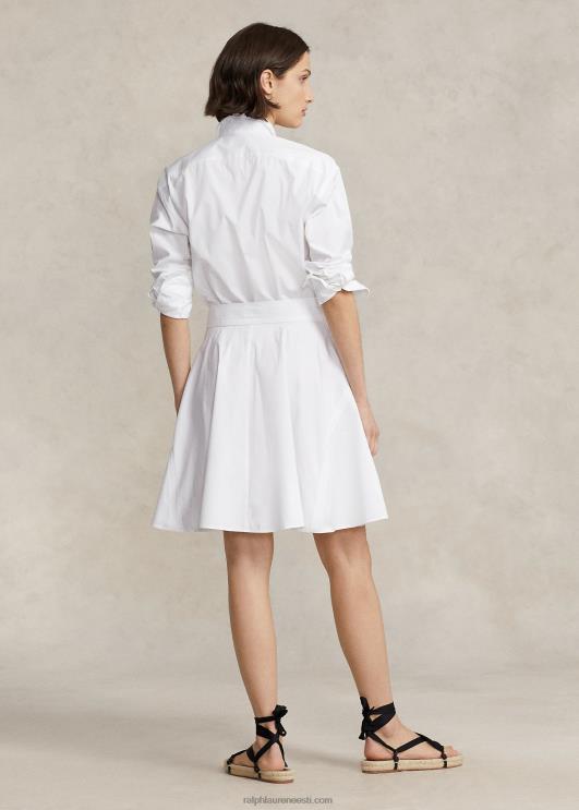 Ralph Lauren naised paneelidega puuvillane särk PR0V2922 valge