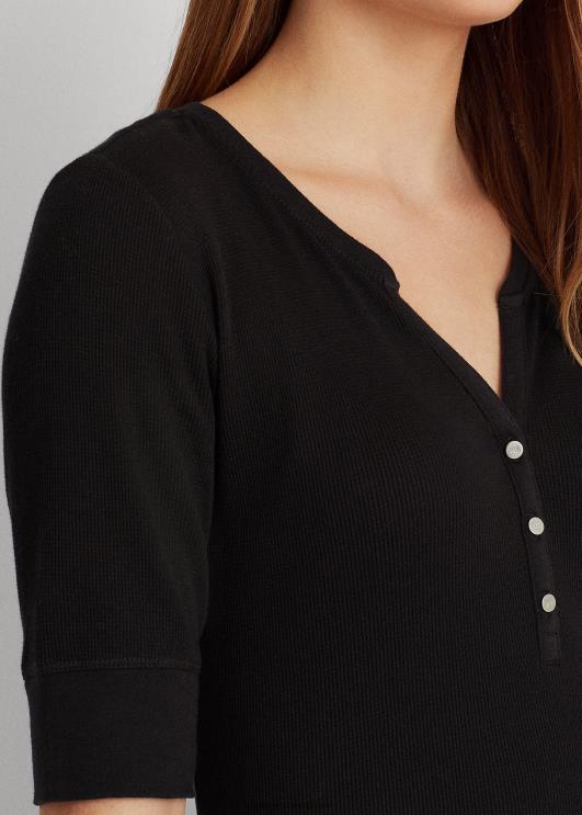 Ralph Lauren naised puuvillane istuv kleit PR0V4485 must