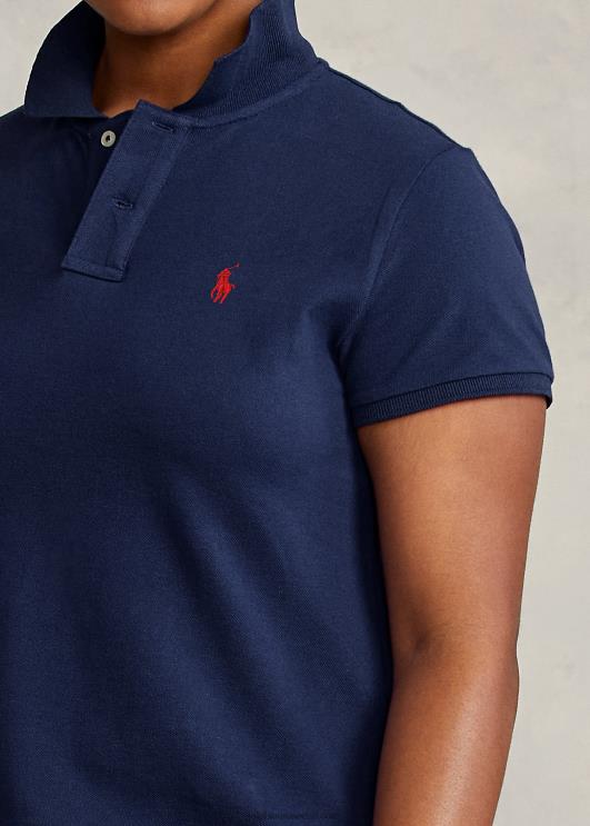 Ralph Lauren naised puuvillasest võrgust polokleit PR0V9243 Newporti merevägi