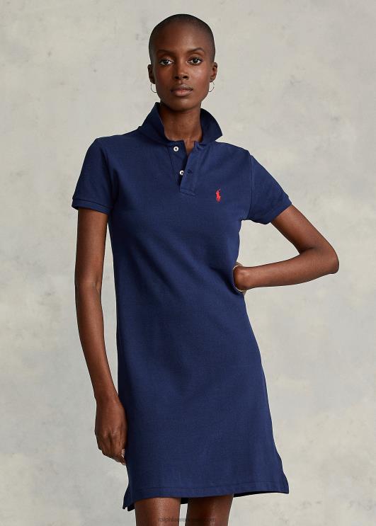 Ralph Lauren naised puuvillasest võrgust polokleit PR0V9243 Newporti merevägi
