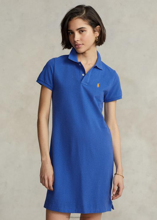 Ralph Lauren naised puuvillasest võrgust polokleit PR0V9244 uus iirise sinine