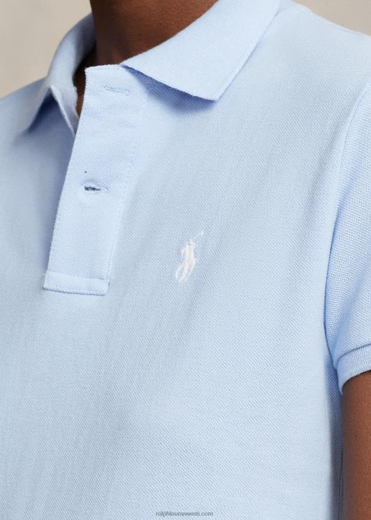 Ralph Lauren naised puuvillasest võrgust polokleit PR0V9245 kontorisinine