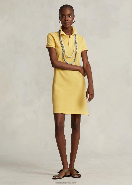 Ralph Lauren naised puuvillasest võrgust polokleit PR0V9247 maisi kollane