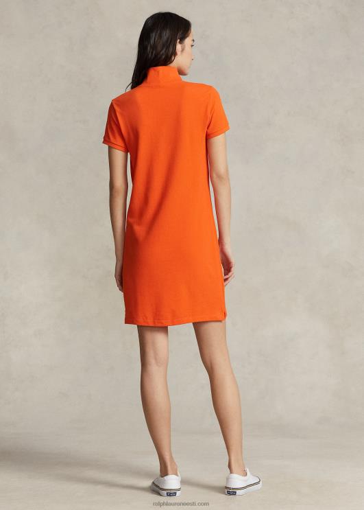 Ralph Lauren naised puuvillasest võrgust polokleit PR0V9249 purjekas oranž