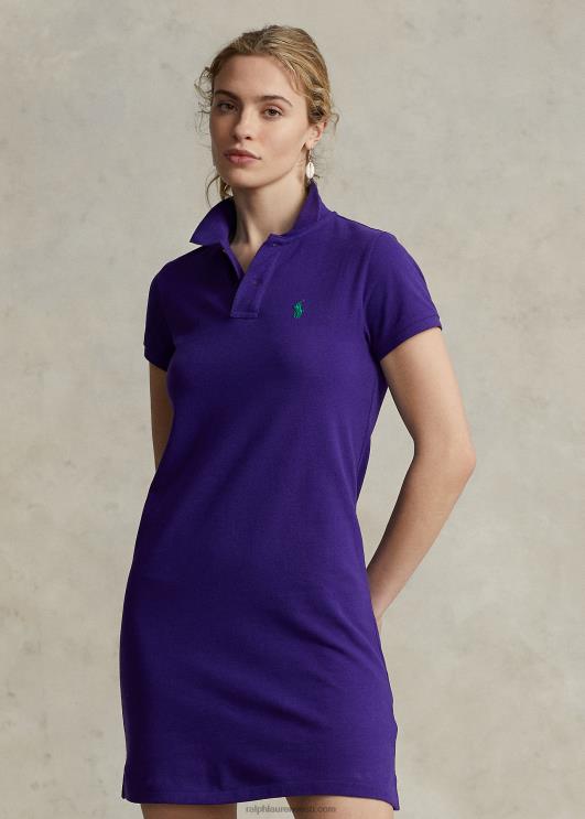 Ralph Lauren naised puuvillasest võrgust polokleit PR0V9253 suvila lilla