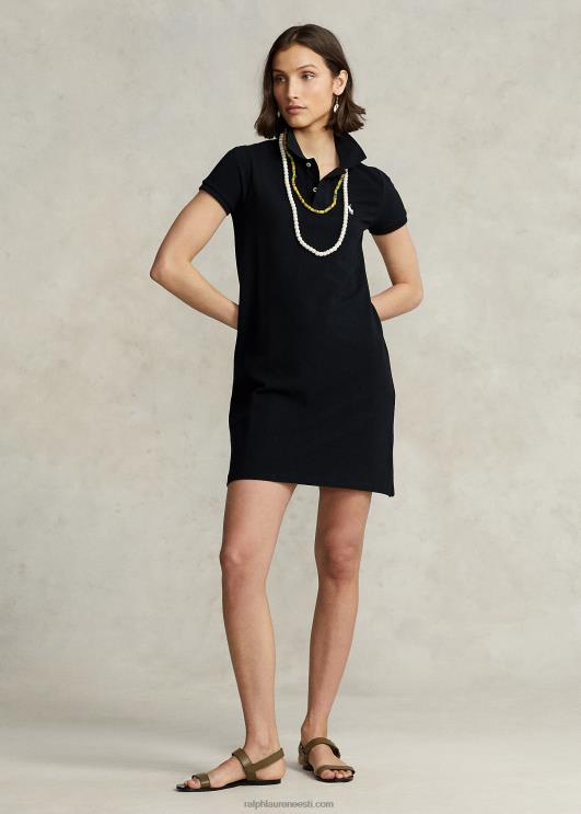 Ralph Lauren naised puuvillasest võrgust polokleit PR0V9254 must