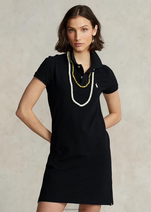 Ralph Lauren naised puuvillasest võrgust polokleit PR0V9254 must