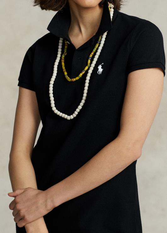 Ralph Lauren naised puuvillasest võrgust polokleit PR0V9254 must