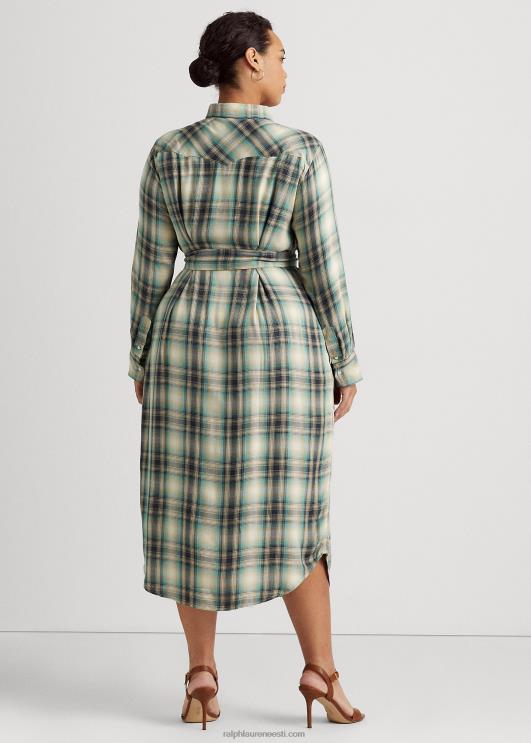 Ralph Lauren naised ruuduline toimne särk PR0V4778 sinine/roheline multi