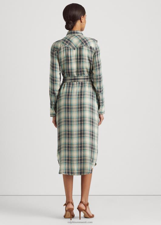 Ralph Lauren naised ruuduline toimne särk PR0V4902 sinine/roheline multi