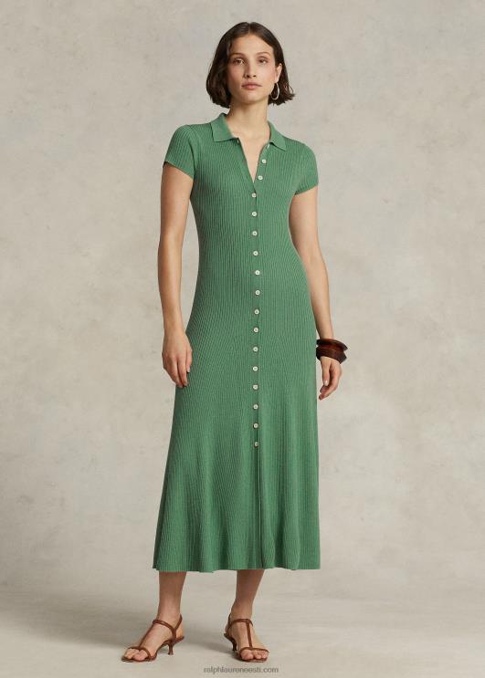 Ralph Lauren naised soonikuga meriinovillane polokleit PR0V9195 faarvaatri roheline